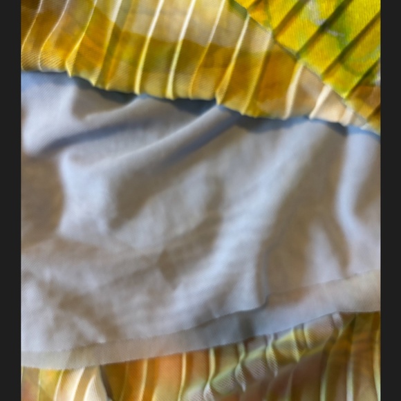 Zara blue and green pastel tulle pleated maxi dress made in Europe EUC - Picture 5 of 12